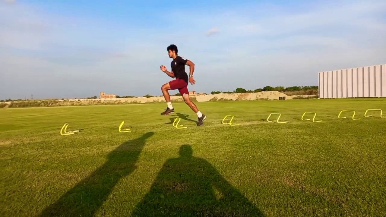 Footwork Exercises/ Increase your foot speed with these Mini Hurdle ...