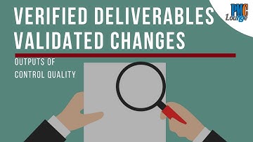 Verified Deliverables and Validated Changes - Outputs of Control Quality Process