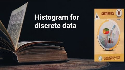 Histogram for discrete data ch 2 lec 23