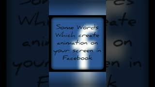 Facebook Words | Animation