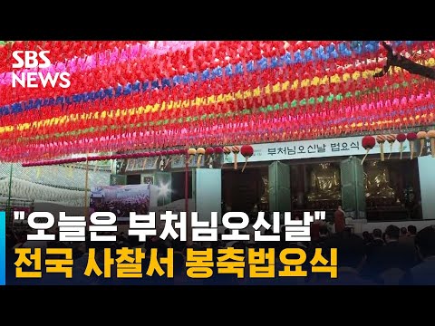 &amp;quot;오늘은 <strong>부처님오신날</strong>&amp;quot;…전국 사찰서 봉축법요식 / SBS
