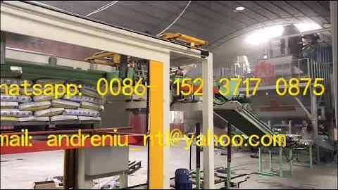 cheap price automatic bag palletizer machine,