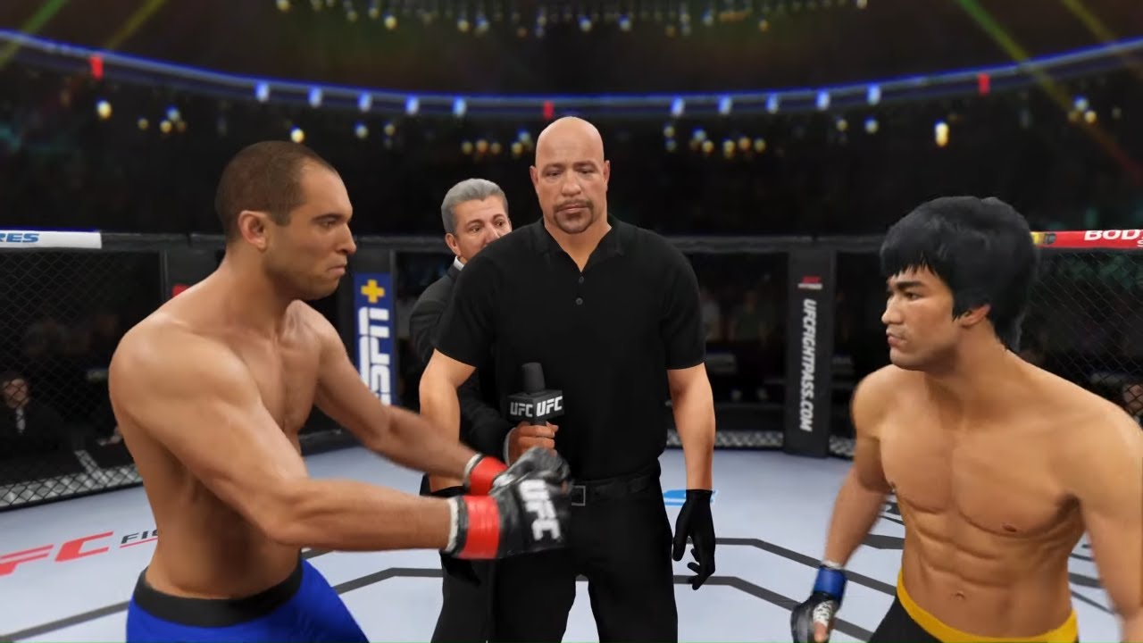 UFC 4 Royce Gracie vs. Bruce Lee YouTube