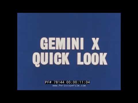 NASA PROJECT GEMINI X MISSION OVERVIEW  78144