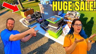 SENT MY WIFE TO A MASSIVE YARD SALE... THIS IS WHAT HAPPENED.