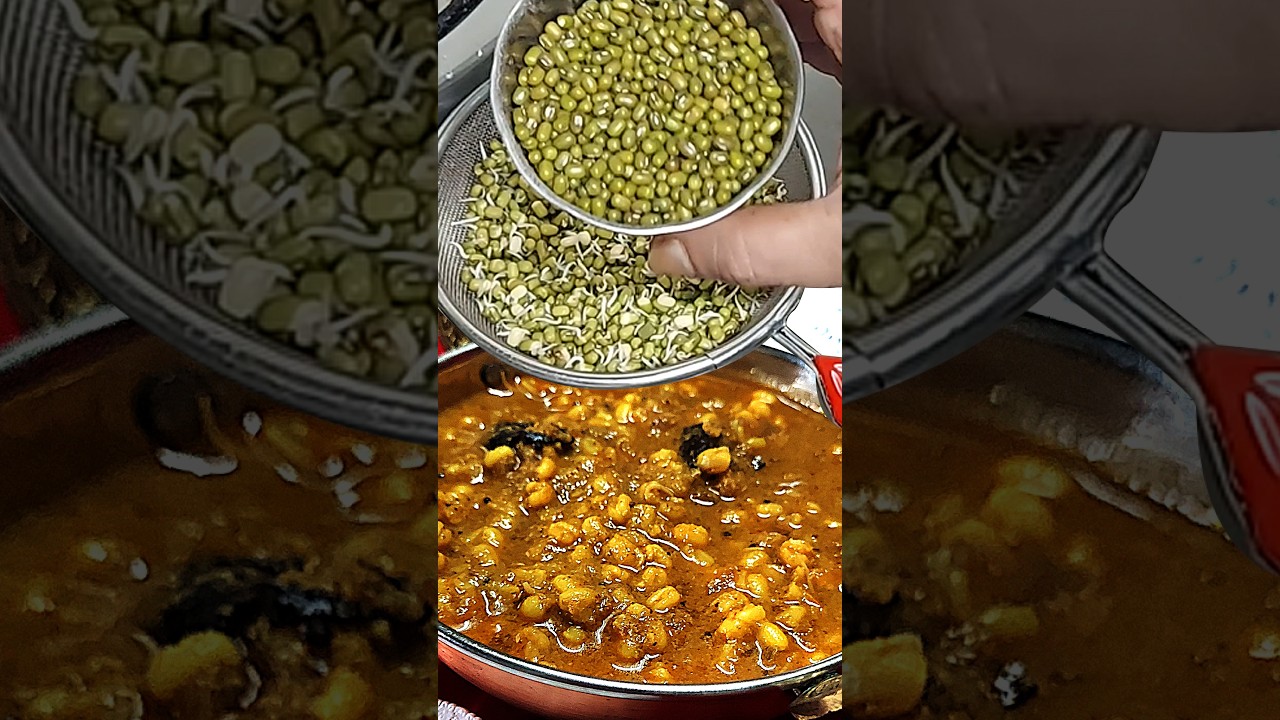 मोड आलेल्या मुगाचे बिरडे । अंकुरित मूंग की सब्ज़ी | Sprouted Moong Recipe(Birde) 