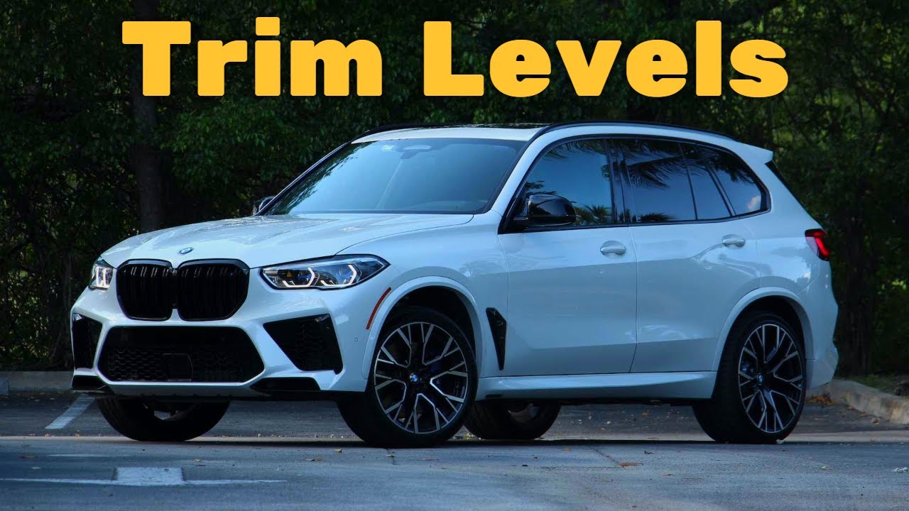 2022 BMW X5 Trim Comparison