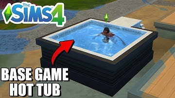 How To Build a Hot Tub (Base Game) - The Sims 4