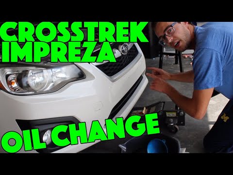How To: Subaru Crosstrek & Impreza Oil Change - DIY - YouTube