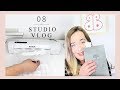 STUDIO VLOG 08 | Laminated Bookmarks | Etsy Sticker Shop