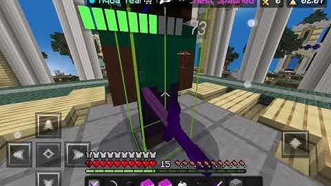 found a hacker in hive skywars(hive mods pls ban him)