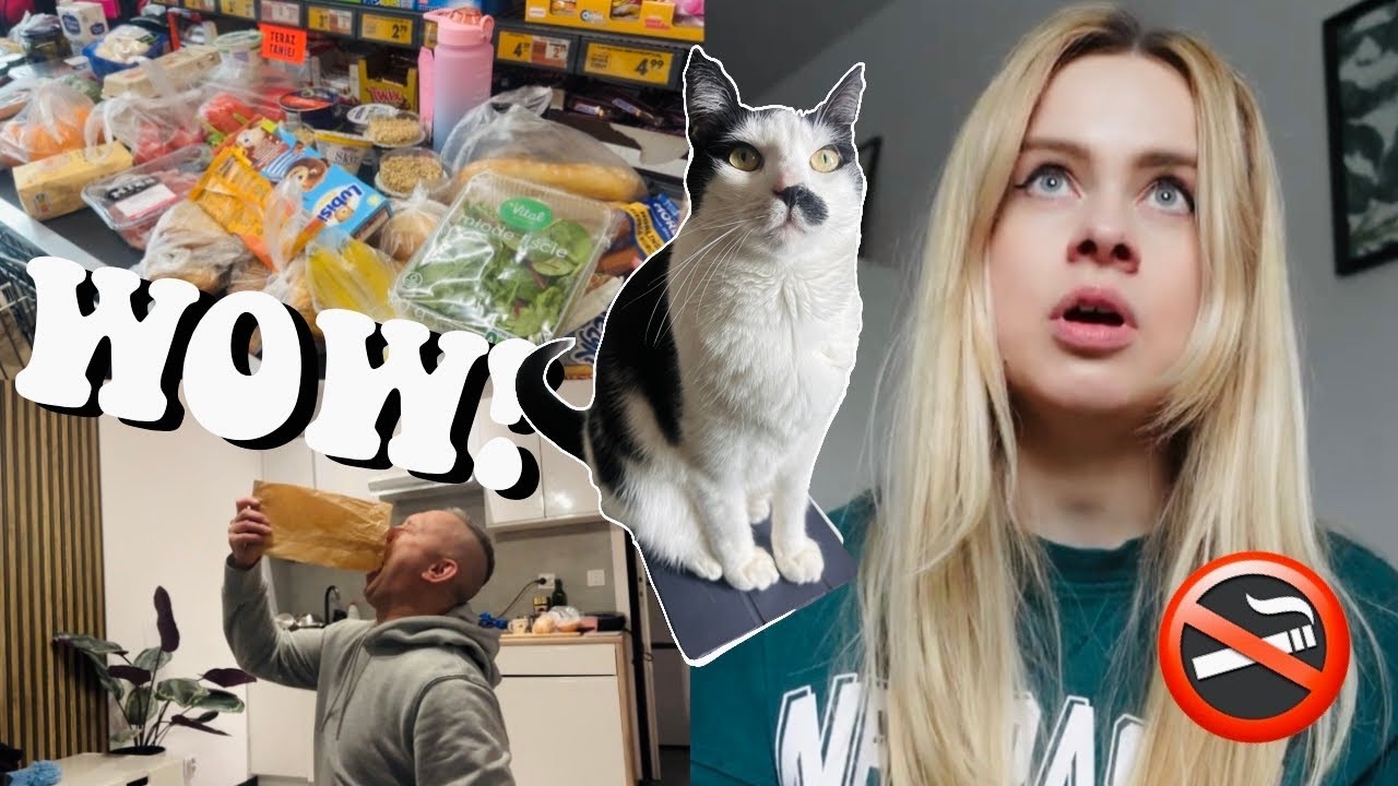 NIE PALĘ OD PONAD 9 LAT, marudzę od godziny, Biedronka grocery haul, PMS + okres VLOG