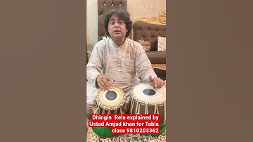 Advance Tabla Lesson by Ustad Amjad khan For Tabla Lesson 9810203362