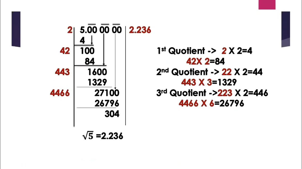 9th-grade-mathematics-finding-square-root-of-5-and-square-root-of-7
