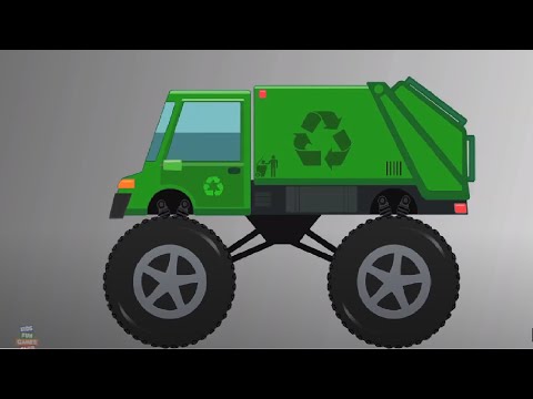 Garbage truck | Vehicles Formation And Truck Videos for Children | Kids Car & Truck