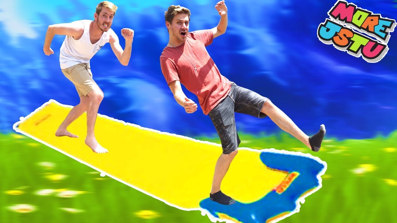 DONT Fall On The Slip N Slide! *challenge* YouTube