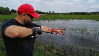 видео: Охота на карася с рогаткой днем и ночью в затопленных полях! картинка: Охота на карася с рогаткой днем и ночью в затопленных полях!