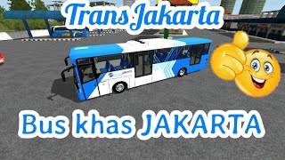 MOD bus Trans Jakarta / BUSWAY | BUSSID - Bus Simulator Indonesia screenshot 1