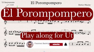 El porompompero - Enrico Macias | Play along for Ut Instruments