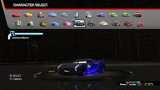 Cars 3: Driven to Win (2017) All 22 Cars/Characters Showcase (Full Roster)