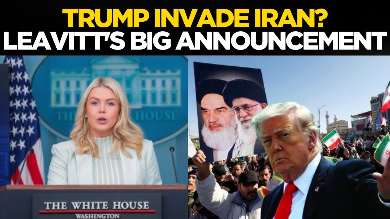 Karoline Leavitt LIVE | US Troops To Storm Iran? Trump’s Press Secy Makes Shocking Announcement