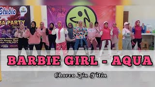 AQUA - Barbie Girl (Tiësto Remix) | Zumba | Dance Fitness | Choreo Zin Titin | Miyuki Studio