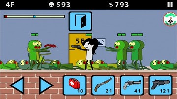 Stickman And Gun 3: Zombie Shooter Android Gameplay