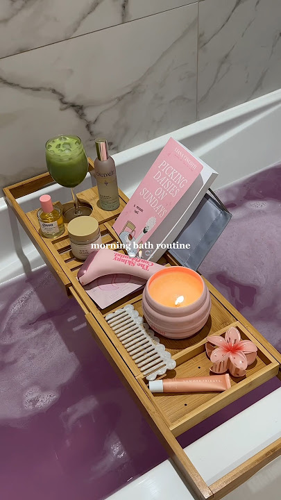 weekend self care🌸🫧 #selfcareroutine #aesthetic #asmr #bathroutine #bath #thatgirl #morningroutine