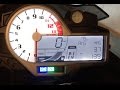 BMW S1000R gauge and hidden features