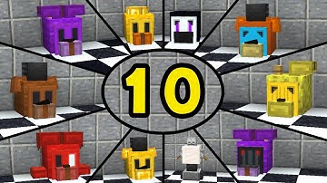 Building 10 FNAF Animatronics in Minecraft! (Java/Bedrock)