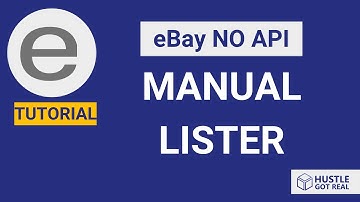 eBay NO API - Manual lister