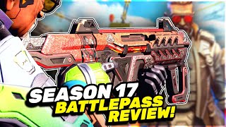 *HONEST* REVIEW OF THE S17 BATTLEPASS + LEVEL 100 FRONTIER FAITHFUL REACTIVE CAR SKIN APEX LEGENDS