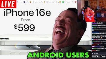 Android Users Reaction to The New iPhone 16e 💀
