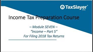 Rental Income  Schedule E Tax Course (Module 7, Part 5)