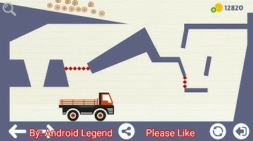 Brain physics map 3 level 107, 3 stars Android solution