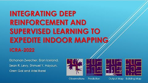 Integrating Reinforcement Learning and Supervised Learning to Expedite Indoor Mapping
