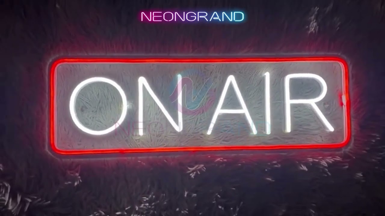 On Air Neon Sign Led Light NeonGrand Custom Led Neon Sign