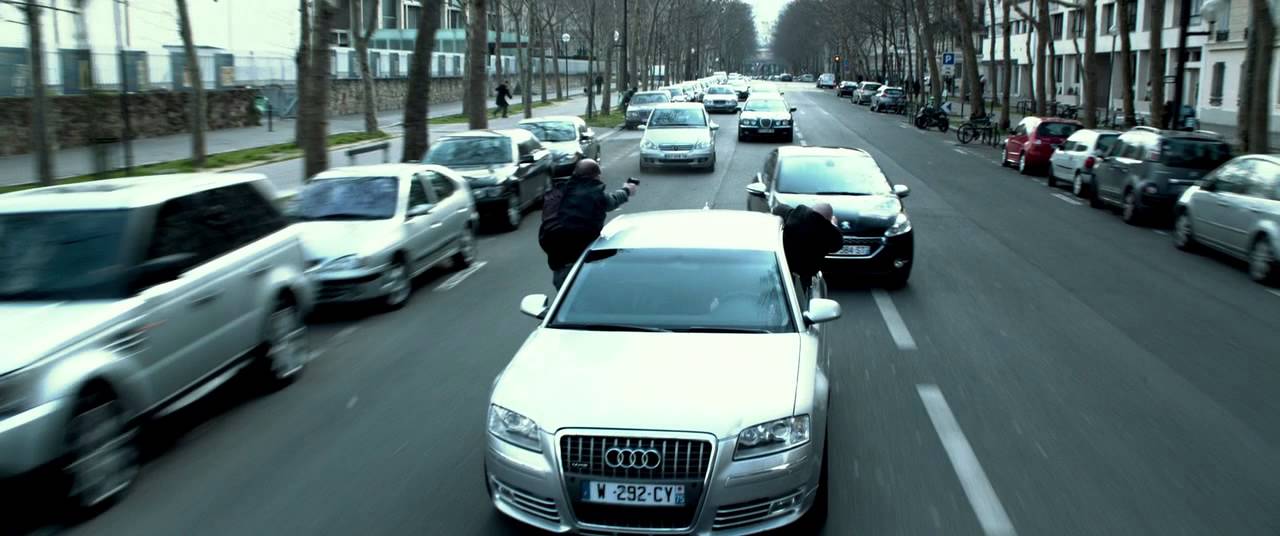 3 Days To Kill Car Chase (2014) HD