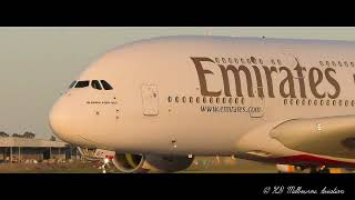 5 BIG PLANES Taking Off From VERY CLOSE UP   Melbourne Airport Plane Spotting