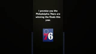 I got the 76ers winning it all.#76ers#finals#nba#nbafinals