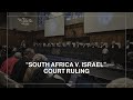 Live  international courts decision on south africa v israeli occupation case