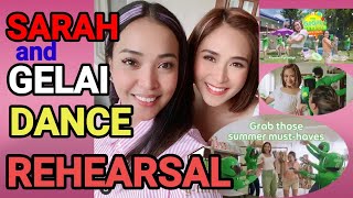 Sarah And Gelai Dance Rehearsal