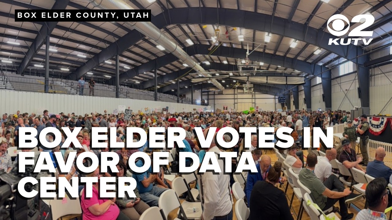Commissioners walk out, vote "yes" on massive data center - YouTube