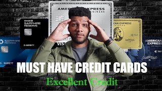 5 Must Have Credit Cards || Scores Above 740 (2023)