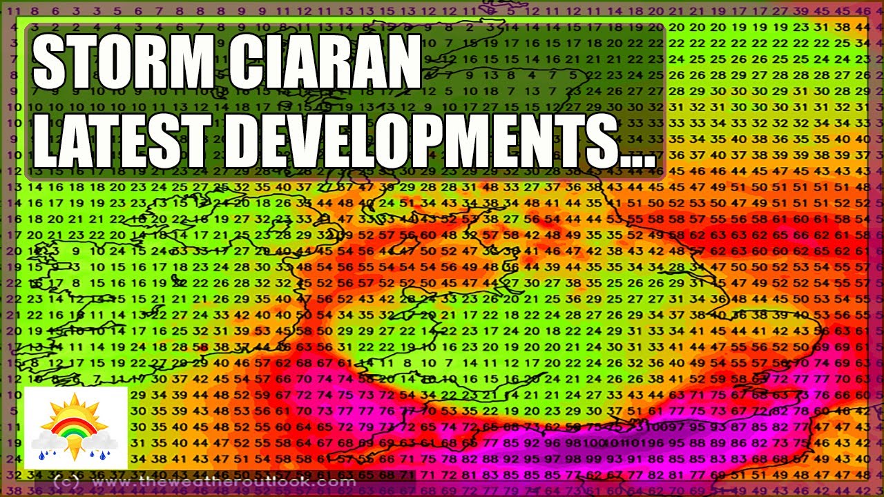 Ten Day Forecast: Storm Ciaran Latest Developments + Cold And Wet Next ...