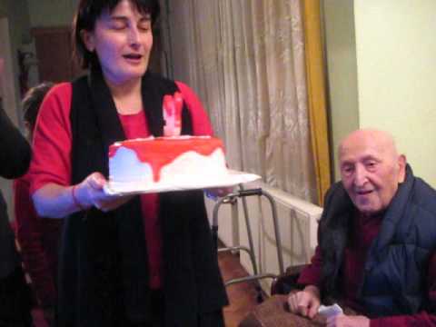 ნესტორ ბიძია 98 წლისა (25 დეკემბერი 2015წელი)