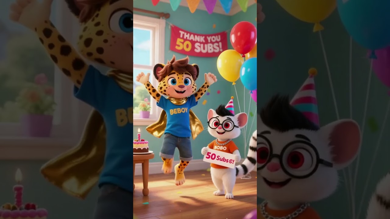 We Hit 50 Subscribers! 🎉 Thank You Beboy & Bobo Fans ❤️ 