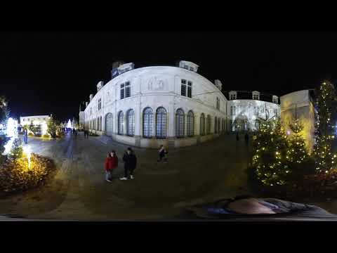 france télévisions sport VIDEO 360° Lumières de Laval 2018 : sur le parvis du château neuf