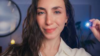 ASMR Detailed Eye Exam 👁️ Light Test, Focus Test & Peripheral Vision | Soft Spoken screenshot 1