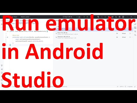 How to install and run emulator (AVD) in Android Studio?